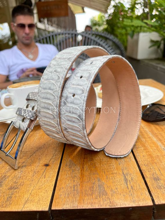 Ремень из кожи питона AC-108