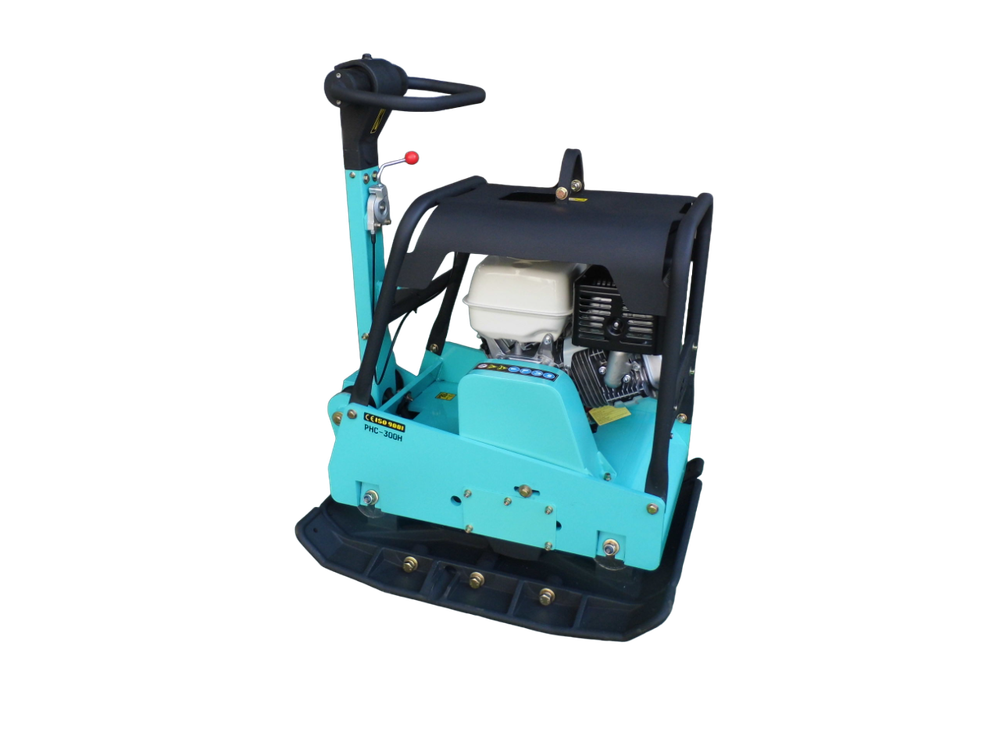 Виброплита реверсивная GIKS PHC-300H гидравлика - [300 кг / 40 кН / Honda GX390] ручной старт