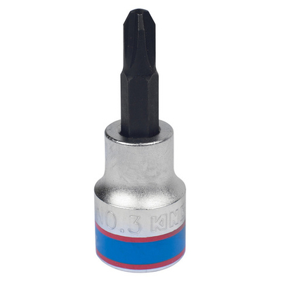 KING TONY (302103) Насадка (бита) торцевая 3/8", L = 50 мм, Phillips, PH3