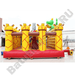 Коммерческий надувной батут "Замок дракона"
