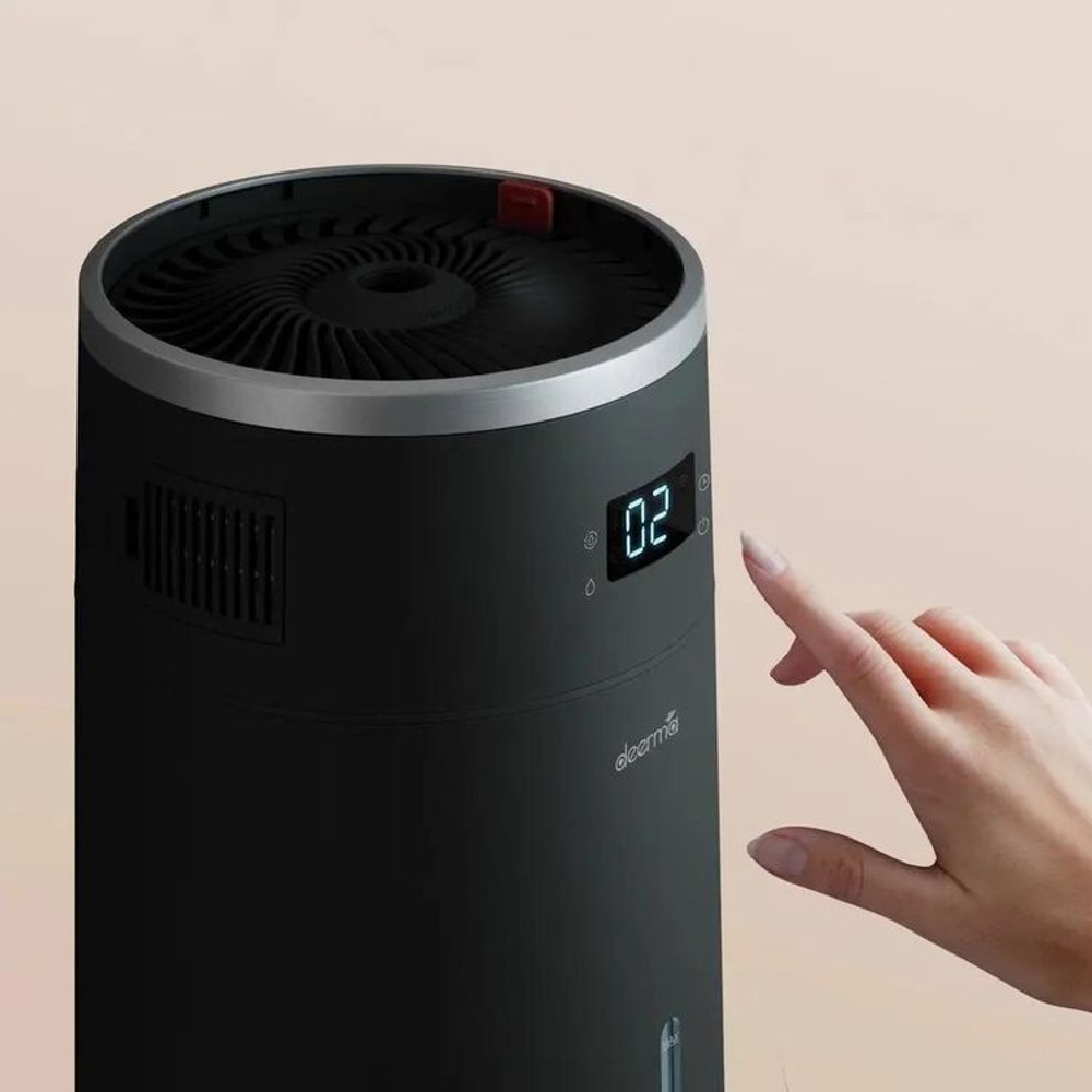 Увлажнитель воздуха ультразвуковой DEERMA DEM-F950W,  8л,  черный