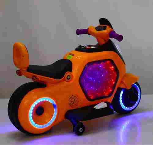 Детский электромотоцикл "Battery 6V" оранжевый