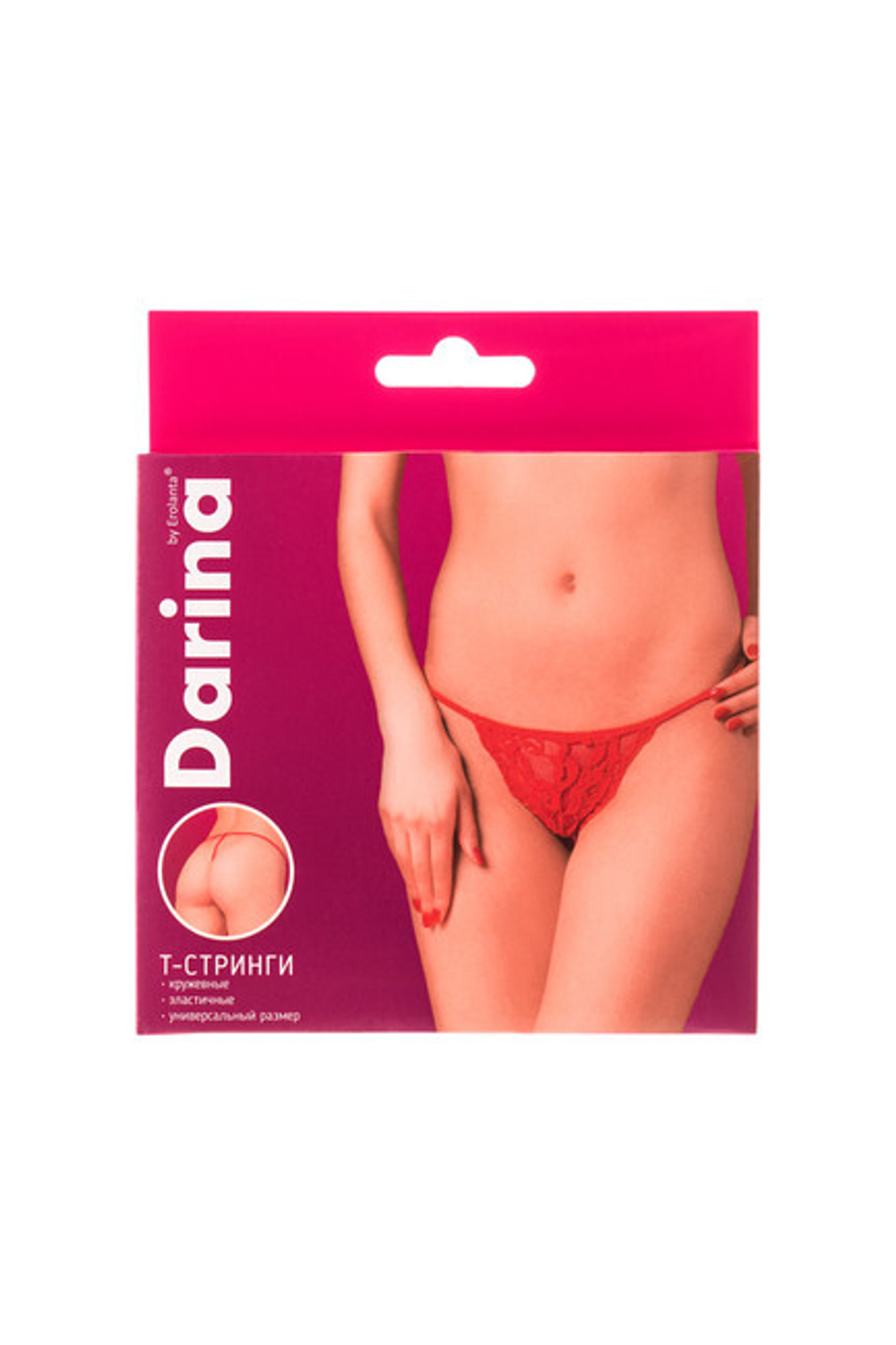 Т-стринги кружевые красные SL (42-46) (Цвет: красный)