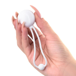 Белый вагинальный шарик 3,1см ToyFa L'roina Lily 564004