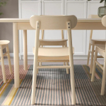 Стул деревянный - IKEA RОNNINGE/RONNINGE, 79х46х49 см,  дерево светло-бежевый, РЁННИНГЕ ИКЕА
