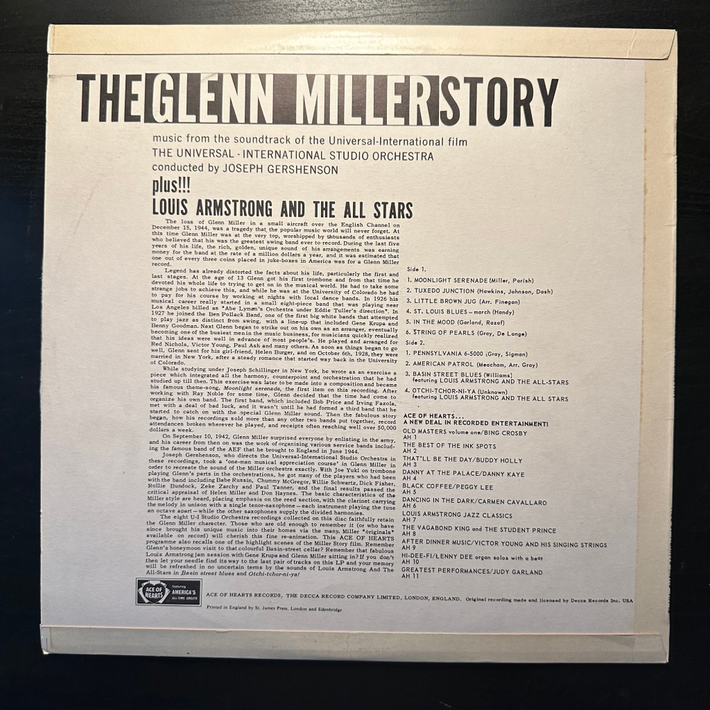The Glenn Miller Story (Англия 1961г.)