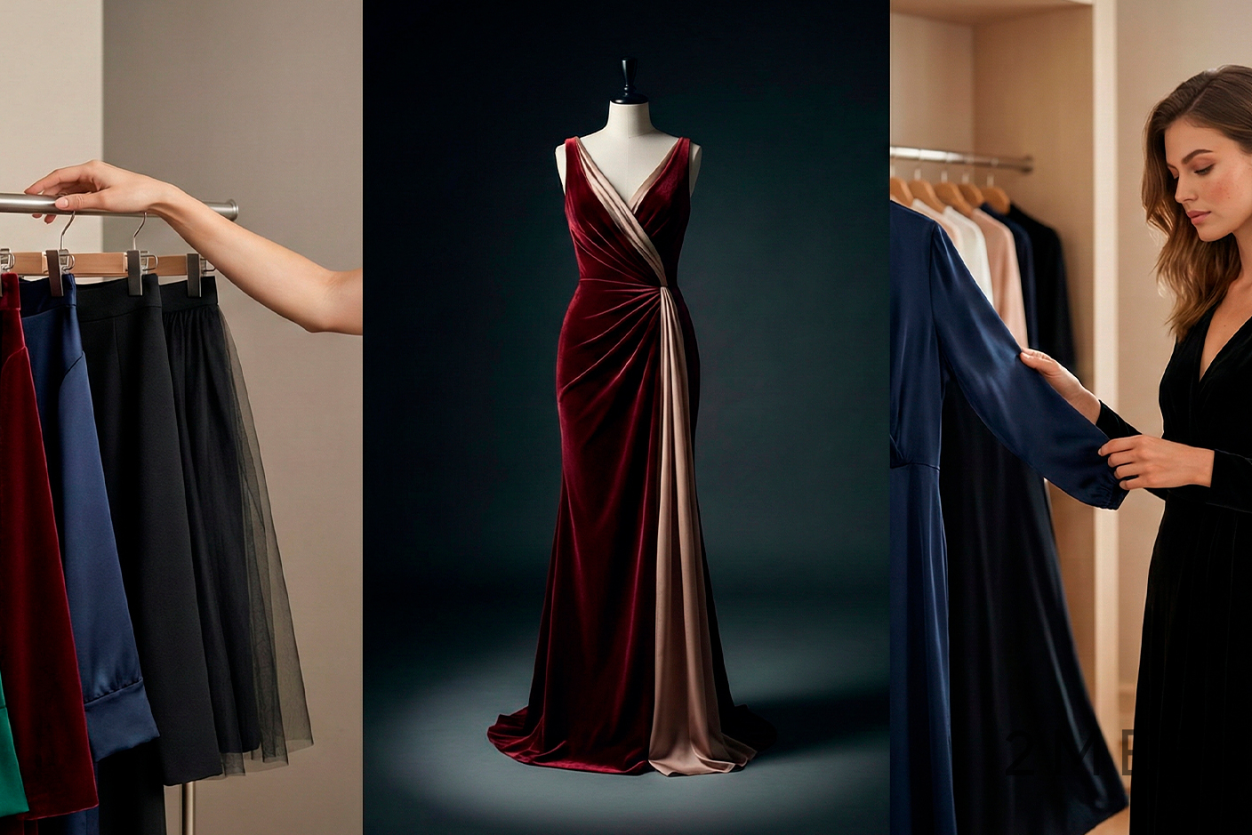 Из какой ткани выбирать вечернее платье: текстура, форма и ощущение