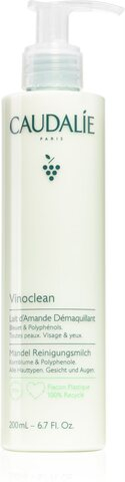 Caudalie Vinoclean - молочко для снятия макияжа с лица и области вокруг глаз /   200  ml  / GTIN 3522930003120