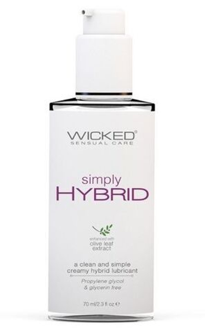 Водно-силиконовый лубрикант Wicked Simply HYBRID - 70 мл.