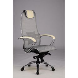 Эргономичное офисное кресло "SAMURAI S1" (бежевая сетка), Метта, г.Уфа
