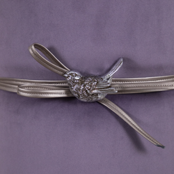 Банкетка Терра Эйри Confetti-Plum Античное серебро