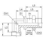 Соединение PD90 DS12 M20х1.5 (корпус)