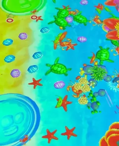 Интерактивный проектор напольный "Рыбалка" Максимальная комплектация