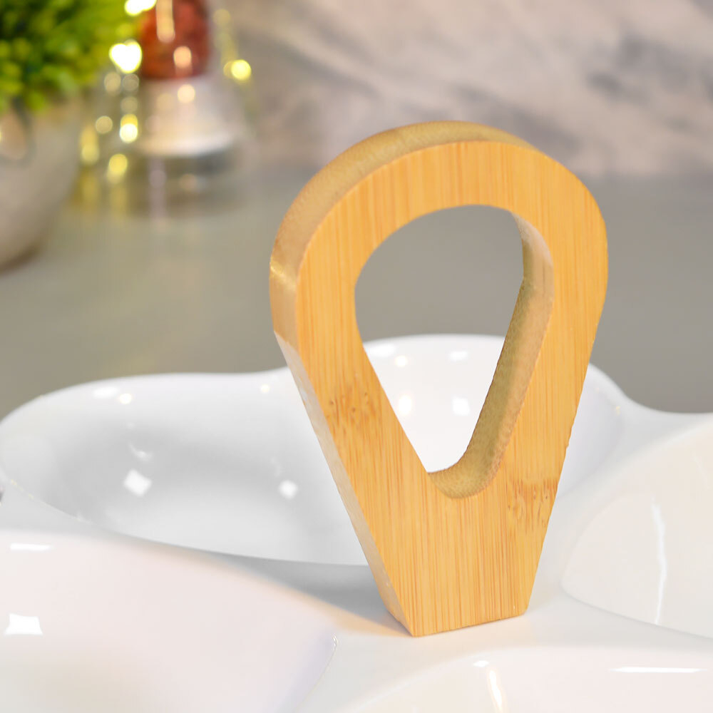 Менажница 4-х секционная 26,5см ZD8917