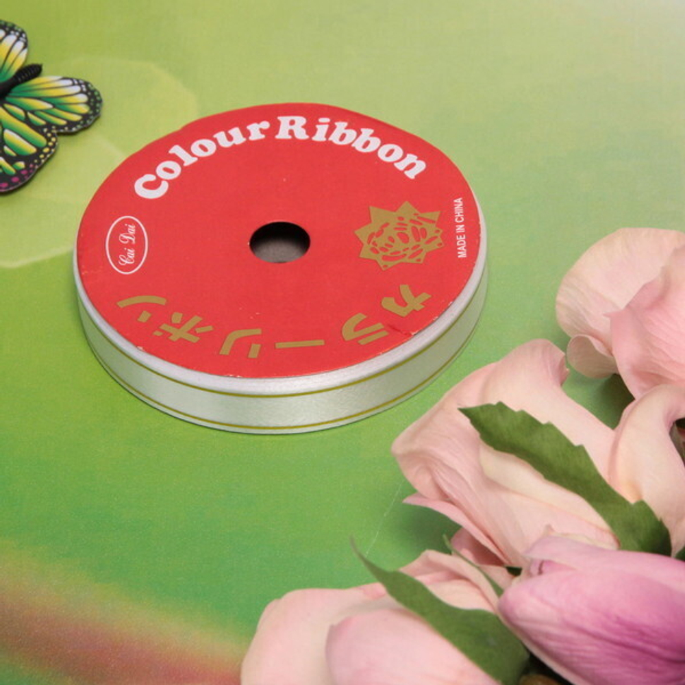 Лента «Блеск «1,6 см, 10 м, Белый (пвх)