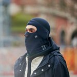 Маска (балаклава) Buff Windproof Balaclava Solid Black (US:L/XL)