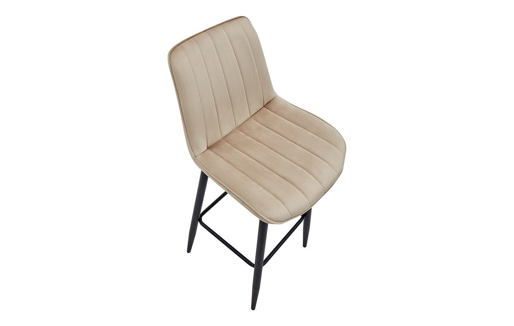 Стул полубарный CG1953B бежевый UF910-01