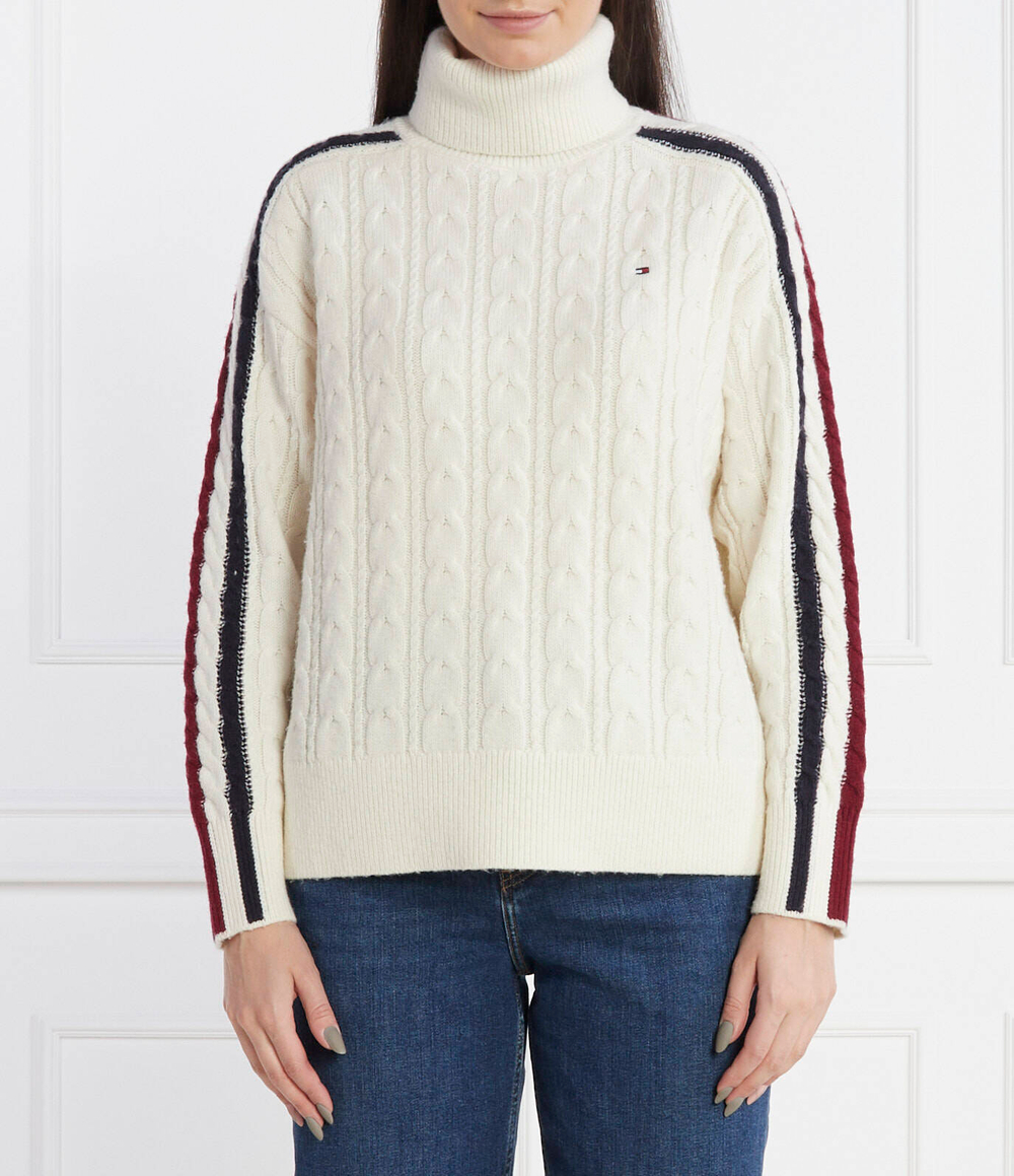 Гольф GLOBAL Tommy Hilfiger - кремовый(WW0WW40831)