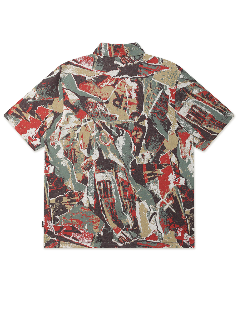 Мужская Рубашка Jacquard Pattern Button Up Top