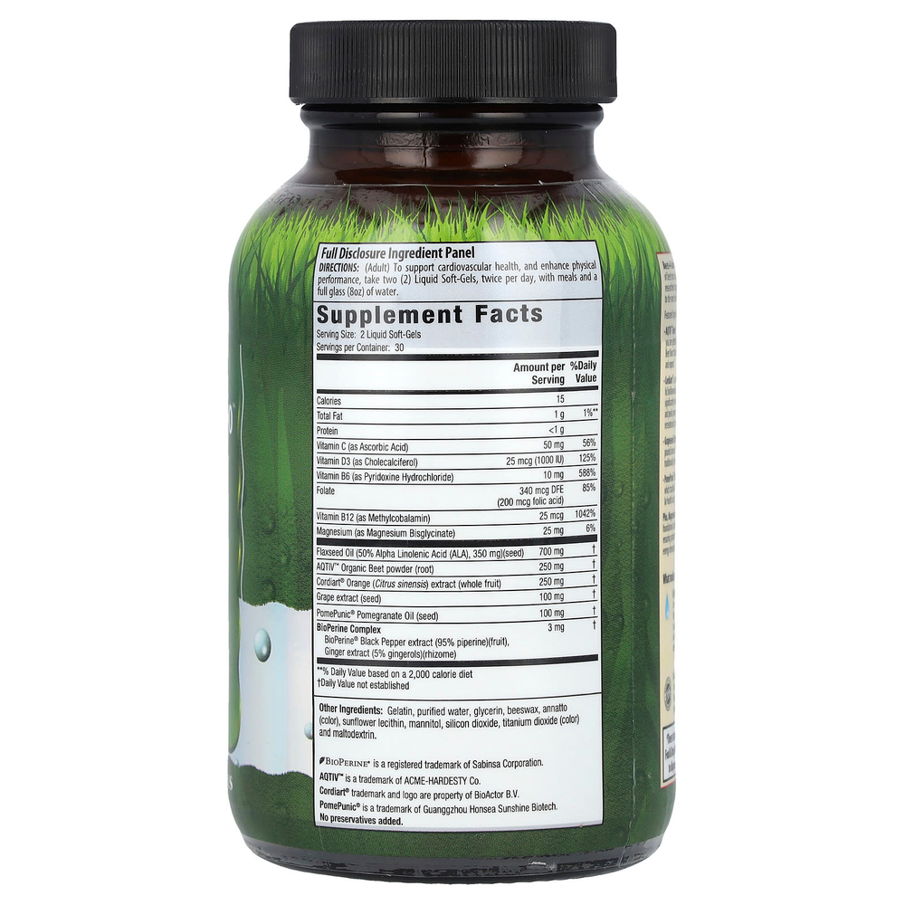 Irwin Naturals, Beets-4-Cardio™, 60 желатиновых капсул