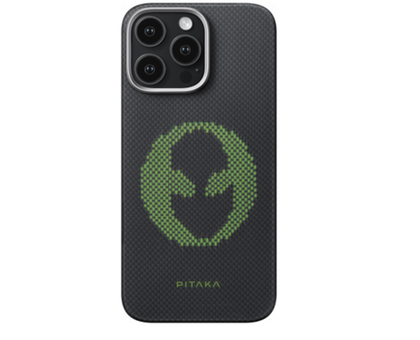Чехол iPhone 16 Pro Max Pitaka Tactile Woven Case (Alien)