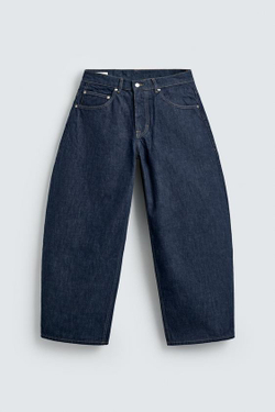 ZARA ДЖИНСЫ BALLOON FIT, ИНДИГО