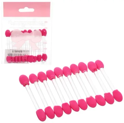 Аппликаторы для макияжа 10шт «ЭФФЕКТО», цвет розовый, 6см