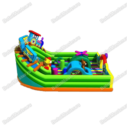 Надувной батут "Паровозик"