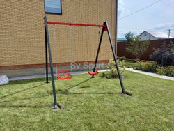 Монтаж уличных качелей Sv Sport