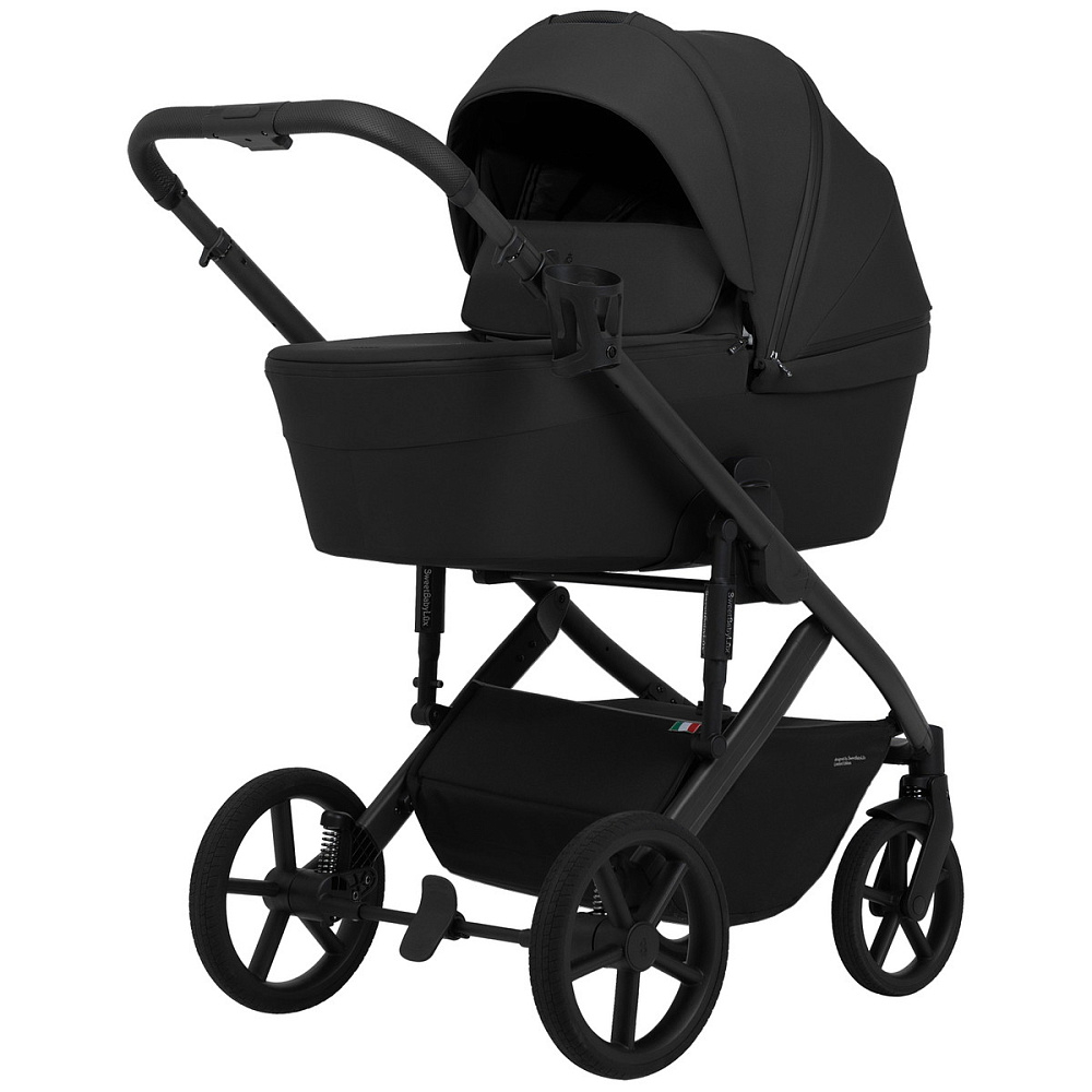 Коляска 4 в 1 Sweet Baby SBL Dolce + автокресло Elegante Plus с базой i-Size ISOFIX DK780 Black