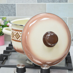 Кастрюля 4л "Шоколад" слоновая кость