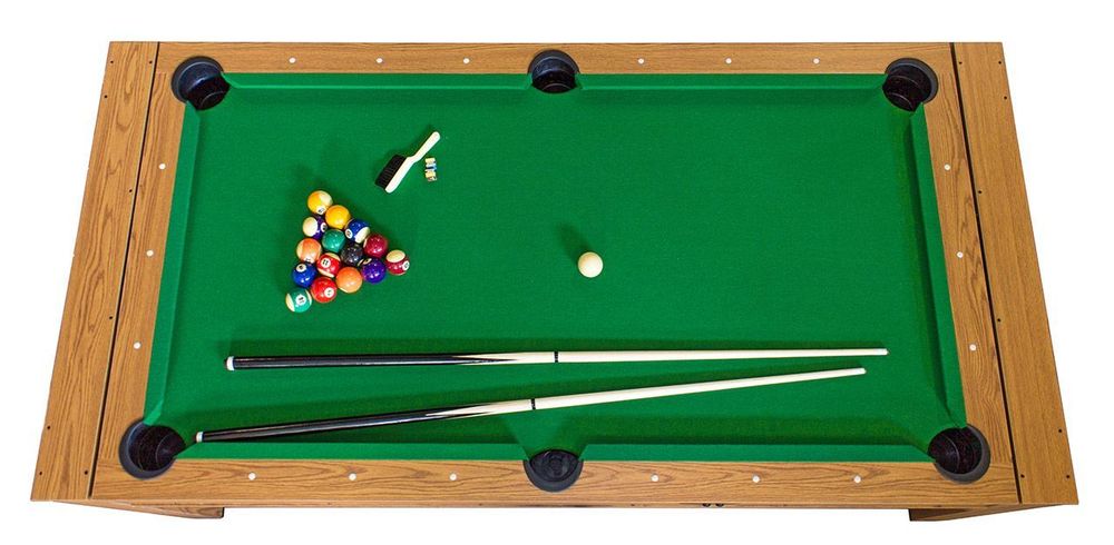 Cтол-трансформер «Twister» 3 в 1 (бильярд, аэрохоккей, настольный теннис, 217 х 108 х 81 см, дуб)