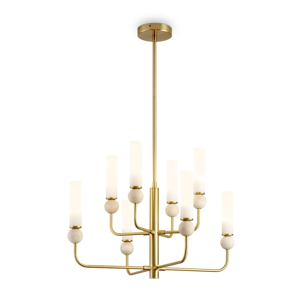 Люстра на штанге Freya SUNSPOT FR5482CL-08BS