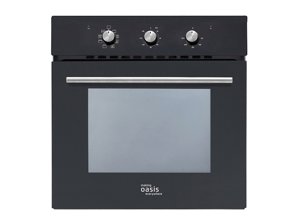 Духовой шкаф Oasis D-45 MMB черный,стекло