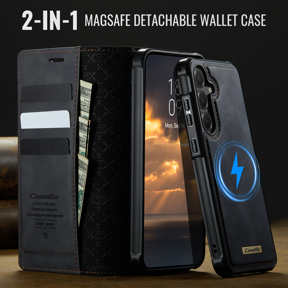 Чехол-кошелек CaseMe 2 in 1 MagSafe Samsung Galaxy S24+