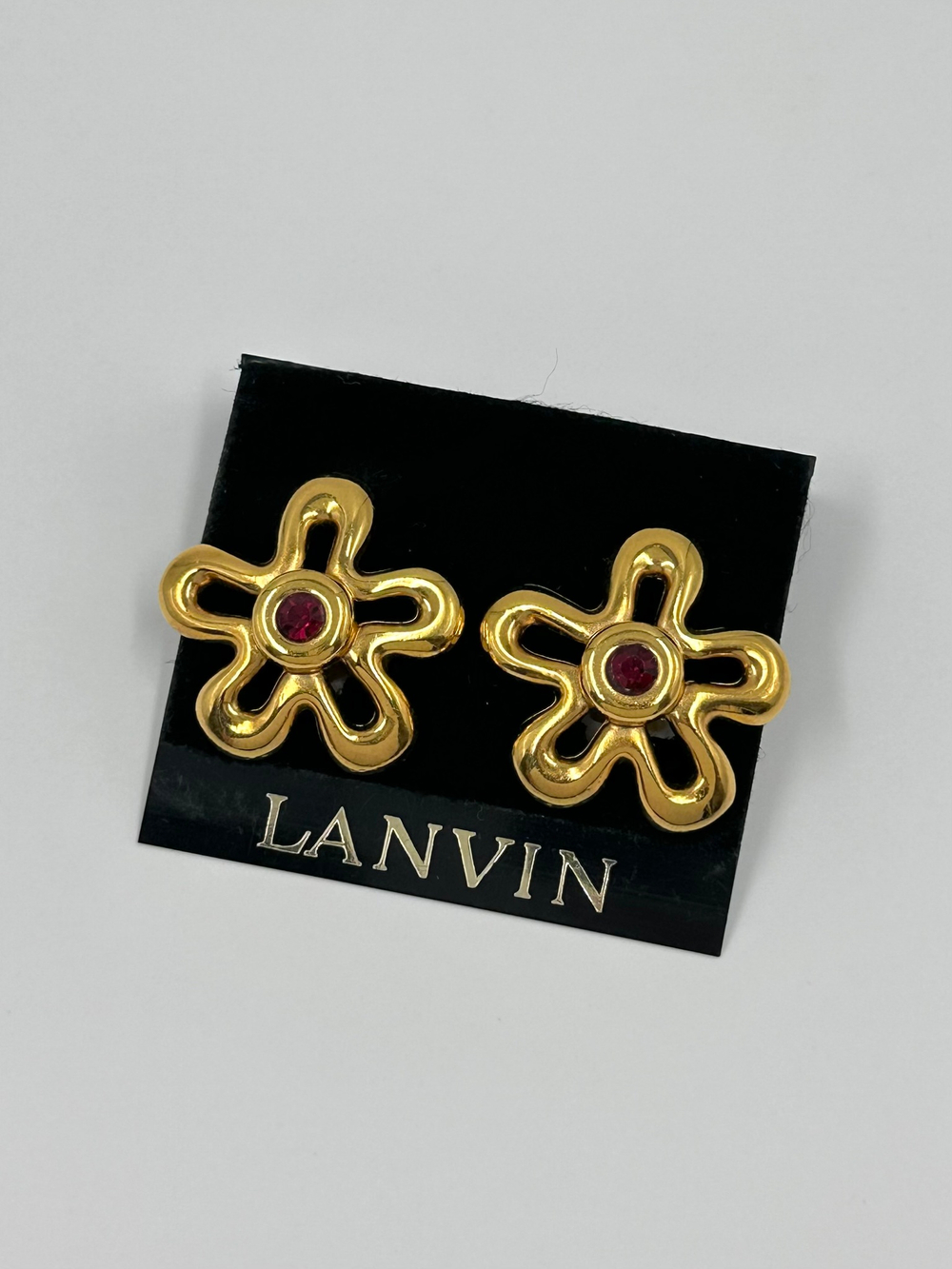 Клипсы Цветы Lanvin