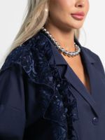 Костюм брючный Стилизация (темно-синий) К15331-4М LT Collection