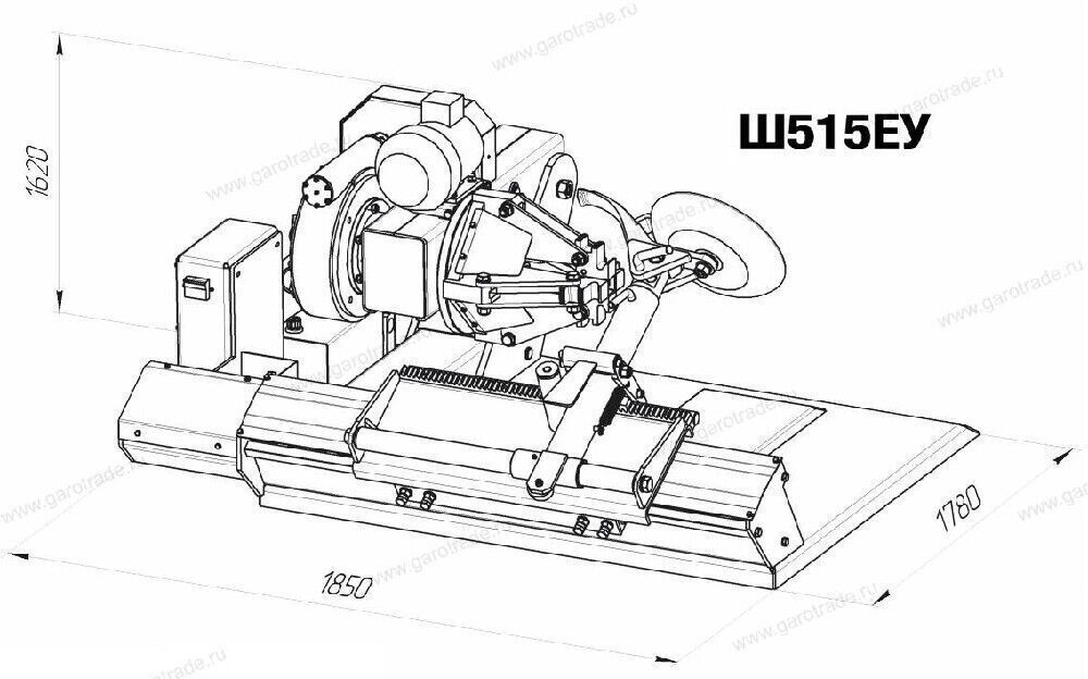Шиномонтажный стенд для колес г/а Ш515ЕУ