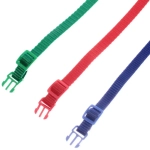 Ошейник с колокольчиком 1*19-32см «Zoo City-Бабочка» микс цветов (минивложение 12шт)