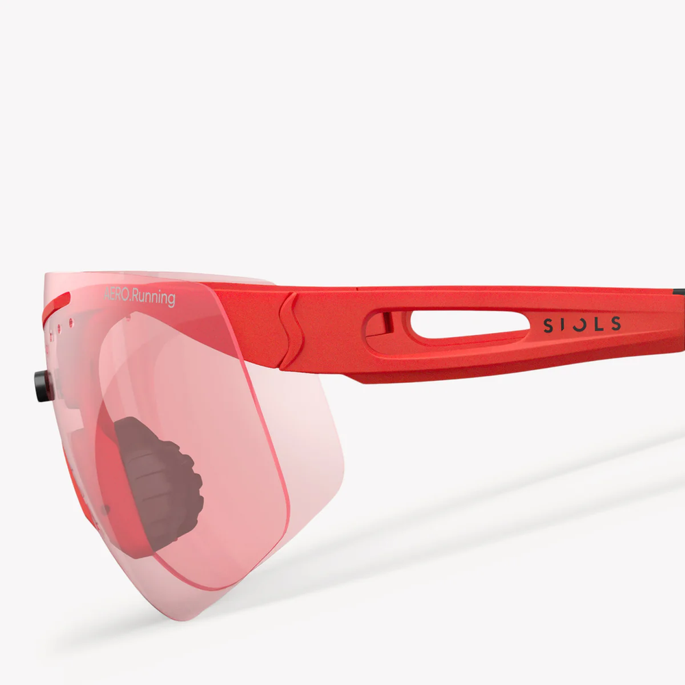 Спортивные очки Siols / AERO.Running / Vario Clear 10-75% Red Mirror / Photochromic Lens / Racing Red