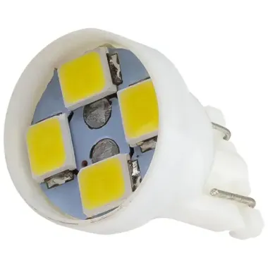 Лампочка светодиодная T10-1210-4SMD 12v белая KING T10-1210-4SMD W
