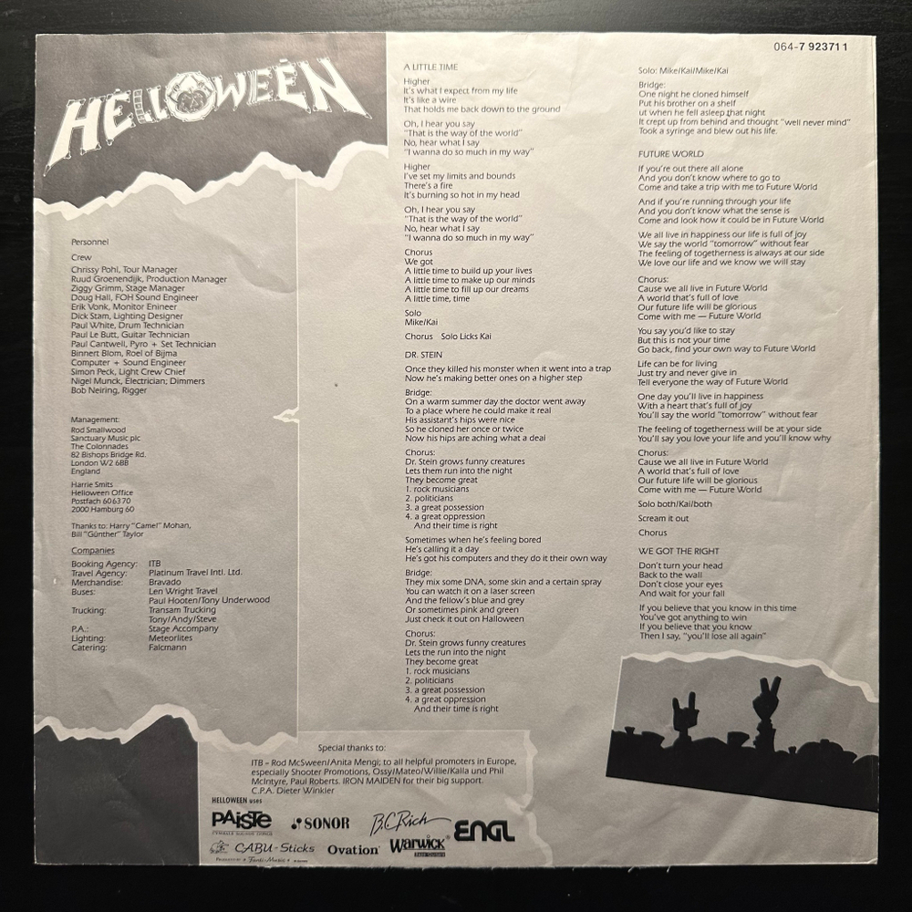 Helloween ‎– Live In The U.K. (Германия 1989г.)