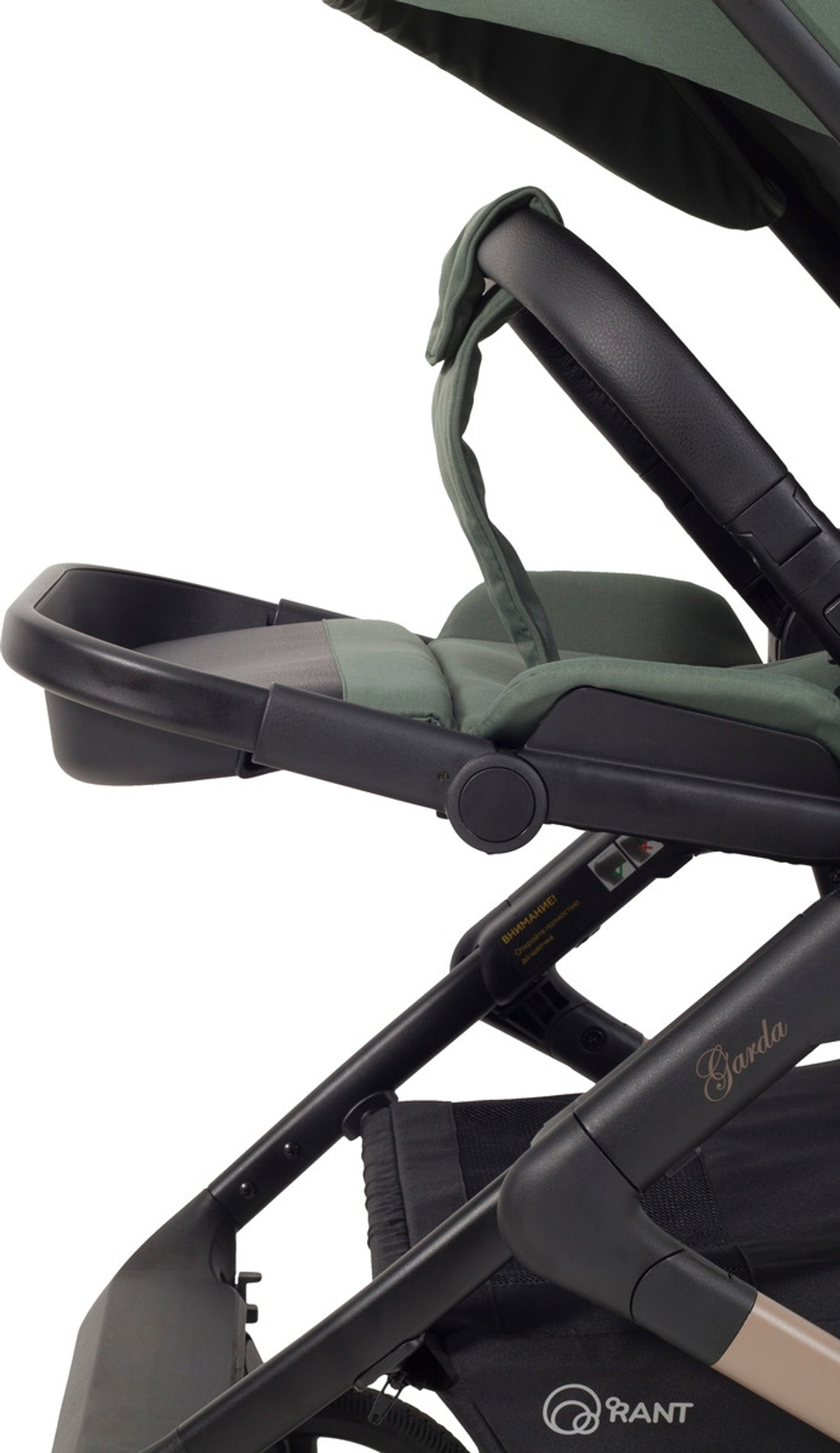 Детская коляска Rant Garda 3 в 1 с автокреслом Evomax Grey Olive