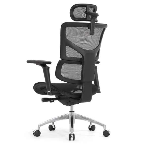 Кресло EXPERT 2 SAIL- ART SAS-M01 (подлокотник 6D(360), подголовник 5D, сетка черная / каркас черн)