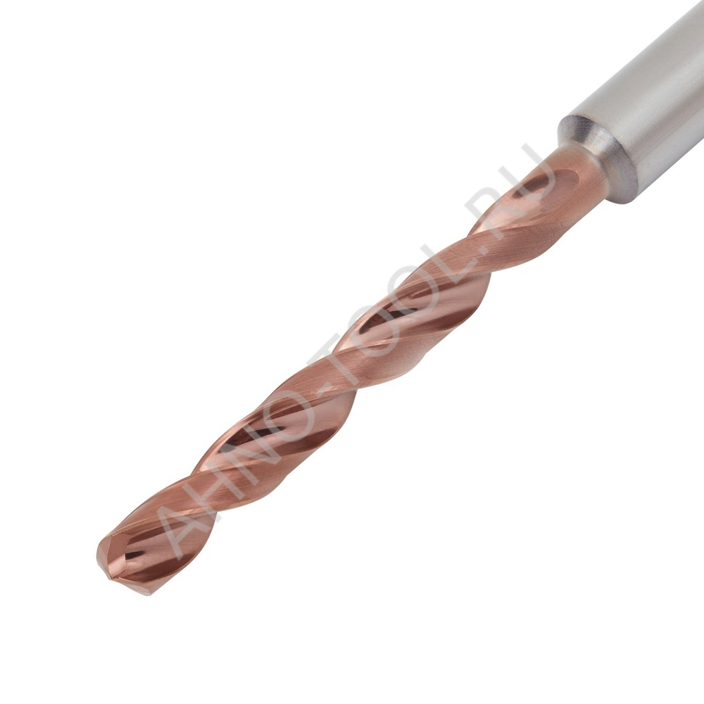 Сверло  3.8мм  твердосплавное 5D без подвода СОЖ. SP-X800050380 VHM AHNO по стали, чугуну, нерж. и ж