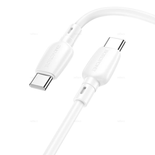 Кабель Type-C на Type-C Borofone BX93 (white)