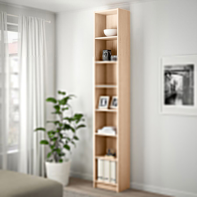 Стеллаж Билли 09 Дуб молочный 8622 40*28*237 см, Светло-бежевый   Фиеста