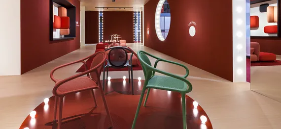 Кресло пластиковое Remind, красное