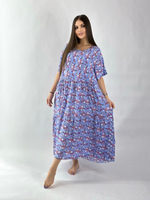 Платье ярусами короткое 65