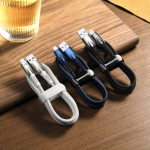 USB-A - Lightning Кабель Baseus Glimmer Charging+Data 2.4A 1-2m - Black